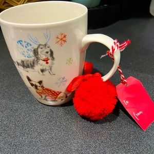 NWT Christmas dog Coffee mug